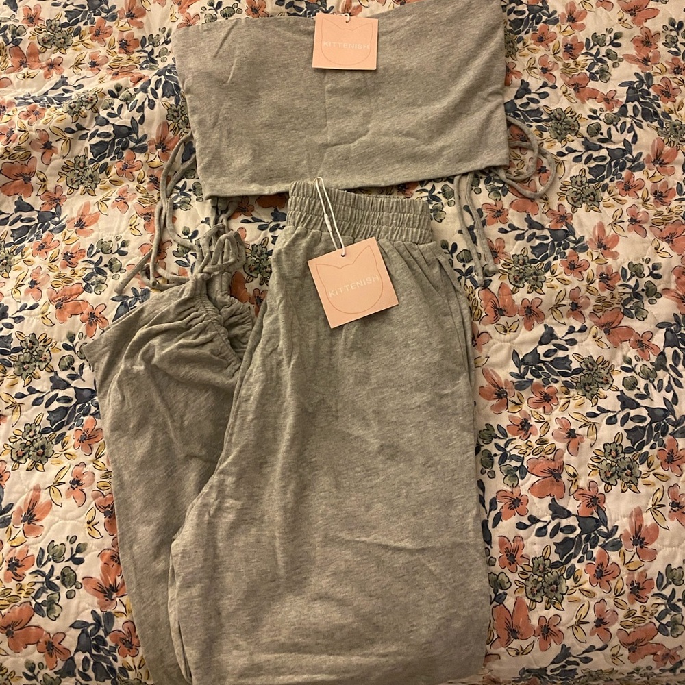 NWT Kittenish Tube Top Lounge Set